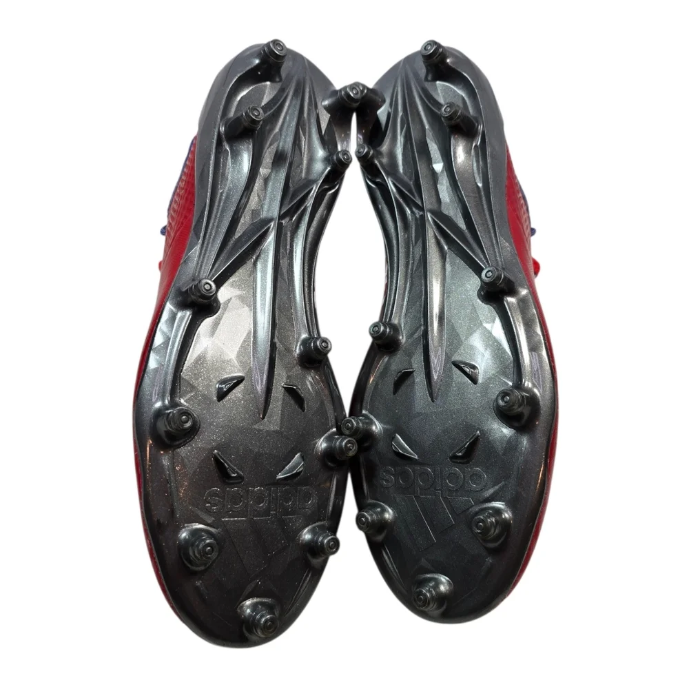 ADIDAS Adizero 5-Star 7.0 Philadelphia Low Football Cleats, Red/Blue‎ Men's Sz 9